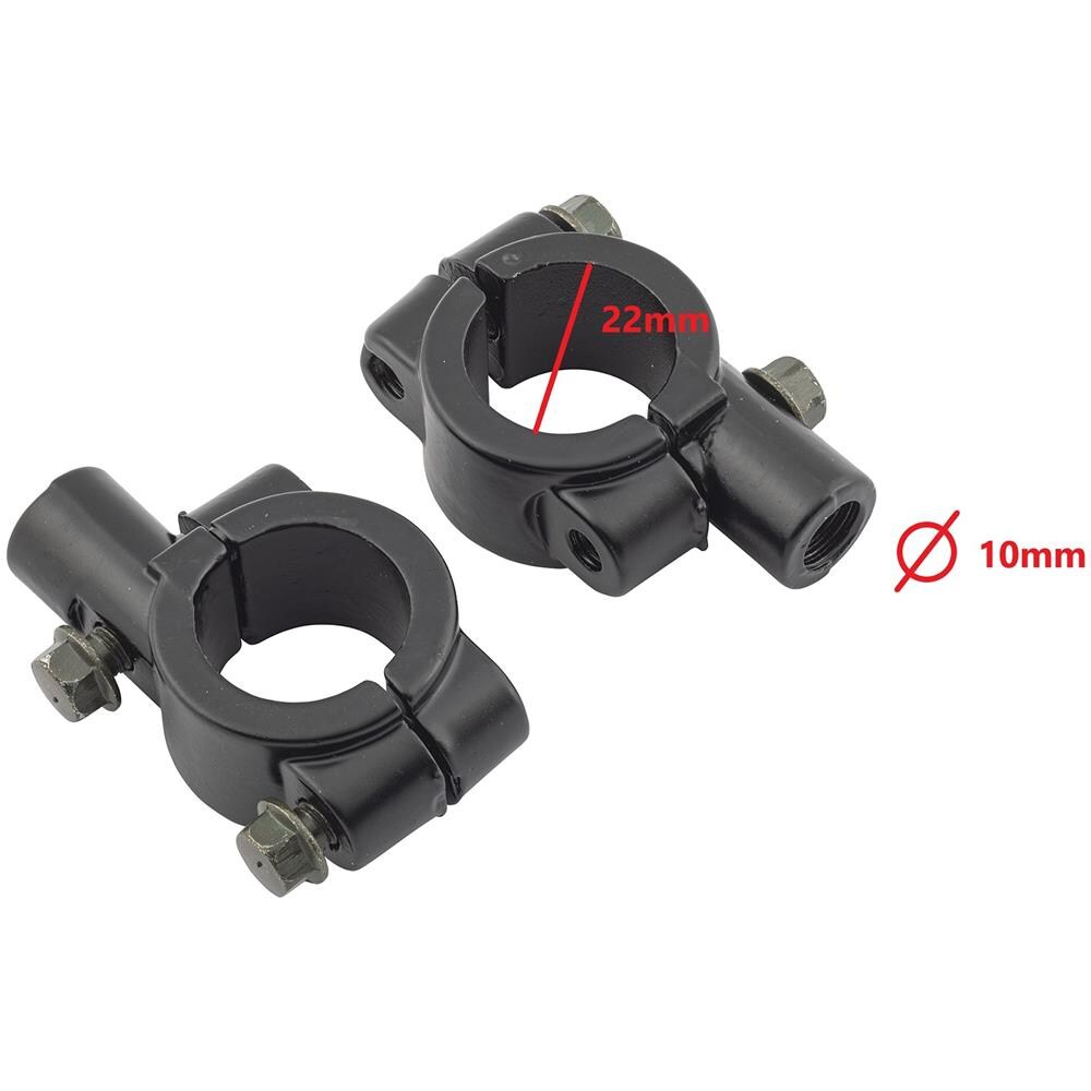 Morsetto Universale Adattatore Supporto Specchietti Retrovisori Manubrio 10m - Foto 2