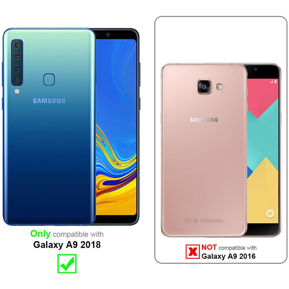 Custodia Compatibile Con Samsung Galaxy A9 2018 In Candy Rosa - Coperchio Protettivo In Silicone Tpu Flessibile - Foto 2