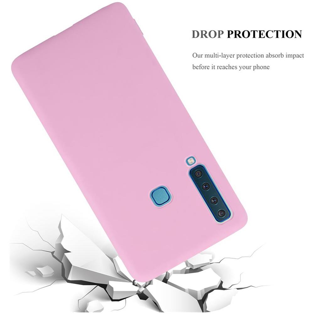 Custodia Compatibile Con Samsung Galaxy A9 2018 In Candy Rosa - Coperchio Protettivo In Silicone Tpu Flessibile - Foto 8