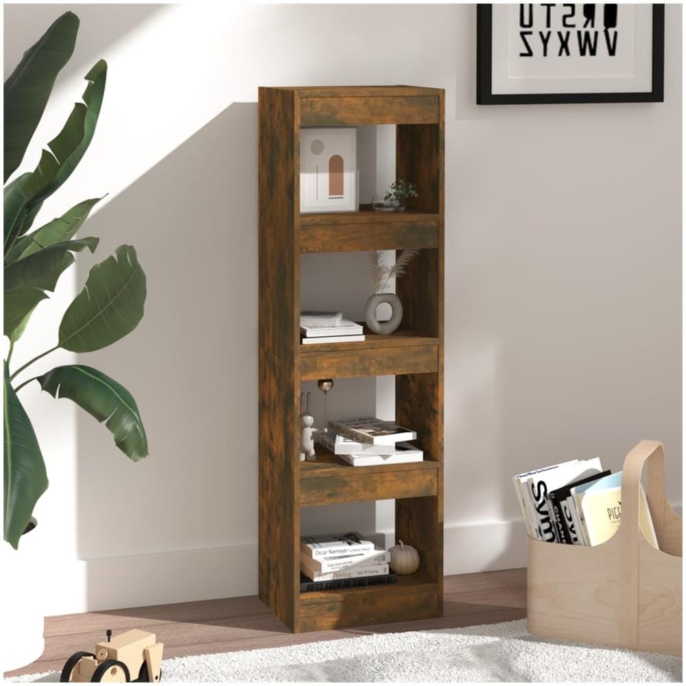 Libreria / divisorio Rovere Fumo 40x30x135 Cm - Foto 3