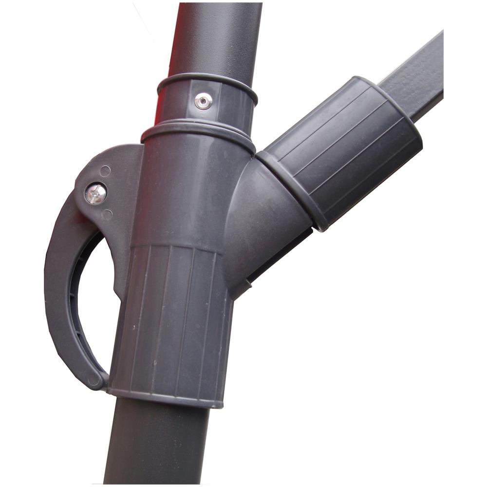 Ombrellone Quadrato Cioccolato, 3 X 3 M Solenzara - Foto 2