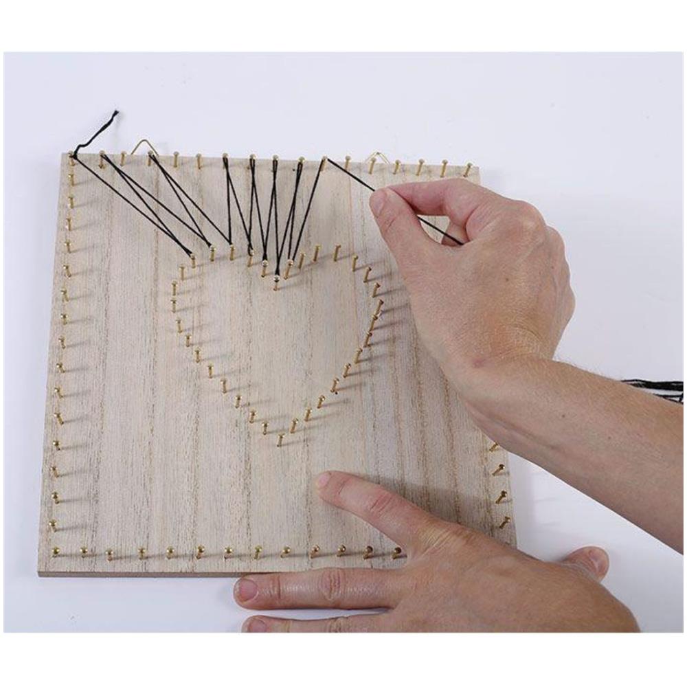 2 Scatole Diy Wire Art Painting 22 X 22 Cm - Foto 1