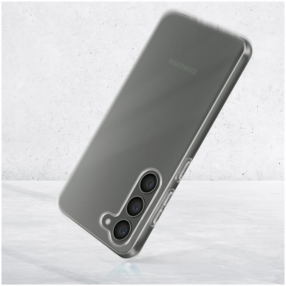 Cover Per Samsung Galaxy S23 Trasparente + Vetro Temperato 9h Nero - Foto 5