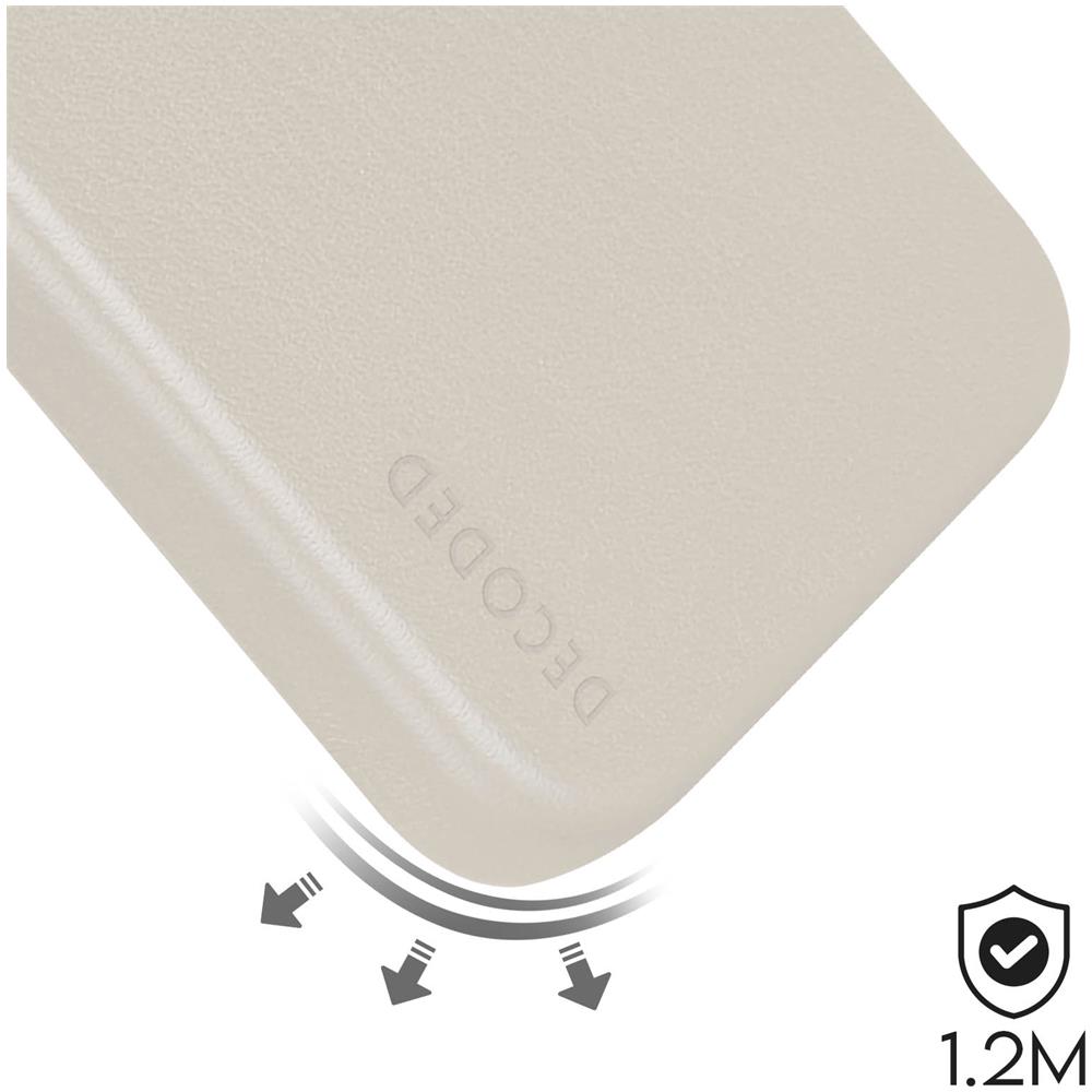 Cover Magsafe Per Iphone 15 Pro Max Vera Pelle Antishock 1,2 M Decoded Tan - Foto 2