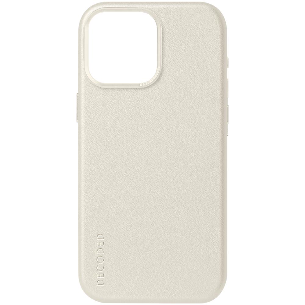 Cover Magsafe Per Iphone 15 Pro Max Vera Pelle Antishock 1,2 M Decoded Tan - Foto 1