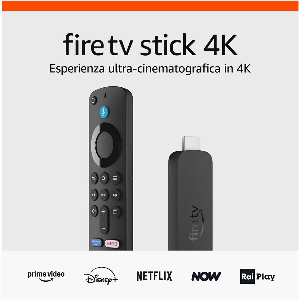 Stick 4K 2024, Dispositivo di Streaming Compatibile Con Wi-Fi 6, Dolby Vision, Dolby Atmos e HDR10+, Nero - Foto 2