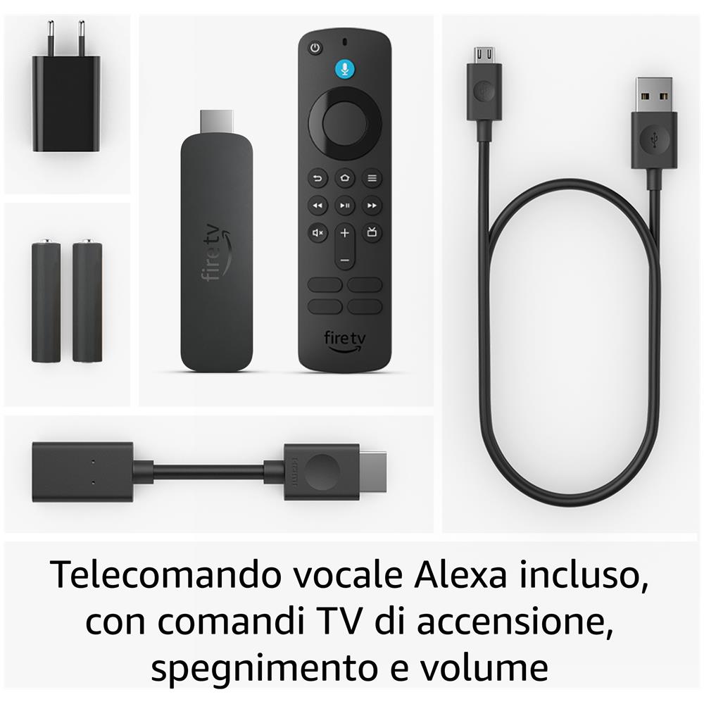 Stick 4K 2024, Dispositivo di Streaming Compatibile Con Wi-Fi 6, Dolby Vision, Dolby Atmos e HDR10+, Nero - Foto 7