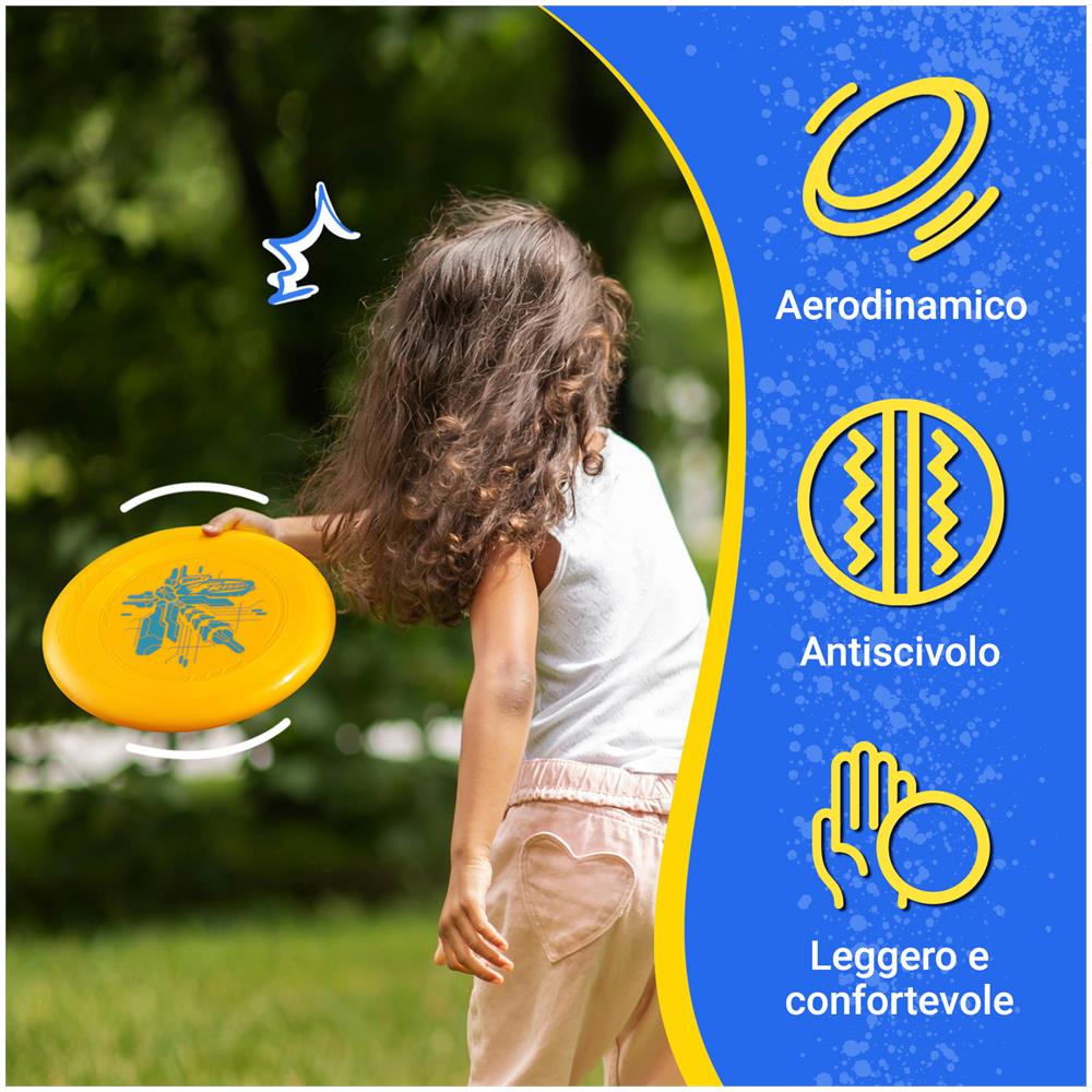 Frisbee Confezione da 2 Dischi Volanti, 22,86 cm per Bambini dai 5 Anni in su, 70 g - Foto 2