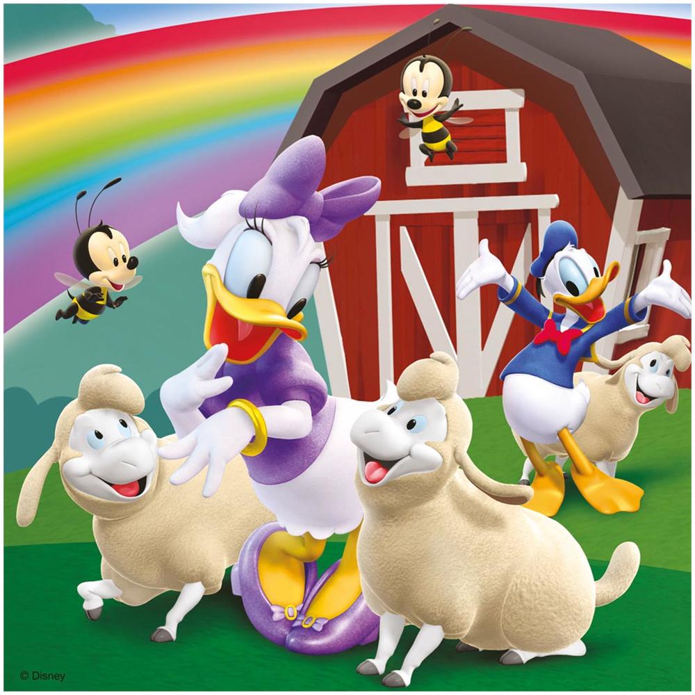 Puzzle Mickey Mouse Tutti Amano Topolino 3 x 49 pz 37 x 6 x 27 cm 09247 - Foto 2