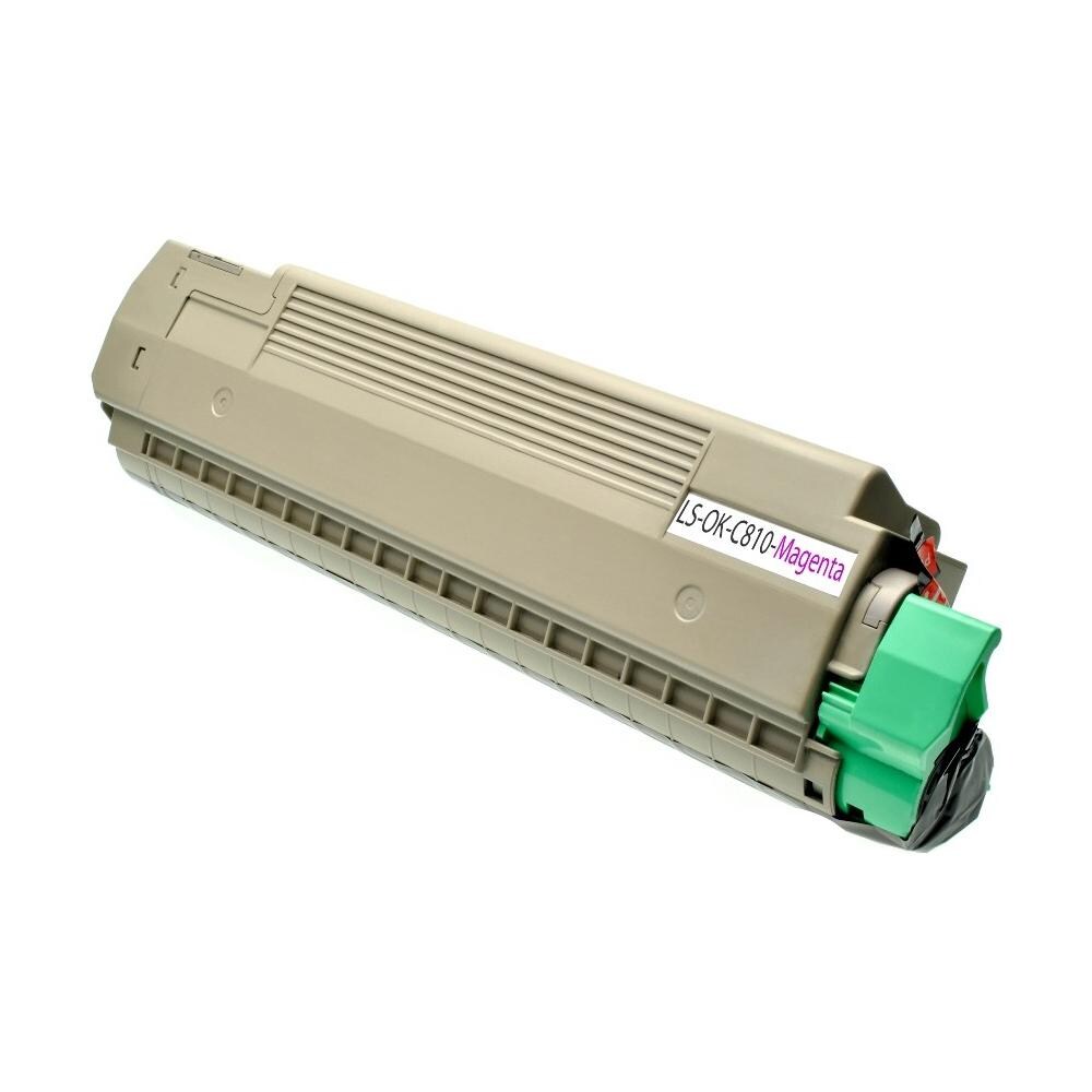 TONER COMPATIBILE -  C810 Magenta Per Oki C810 N 810dn 810cdtn 830n 830 Dn 44059106 8.000 Pagine - Foto 1