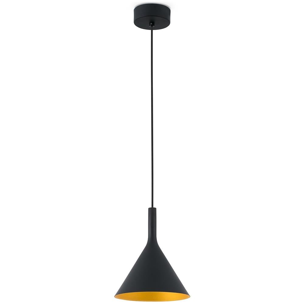 Faro 64160 - Pam-p Led Lampada Sospensione Nera E Oro - Foto 2