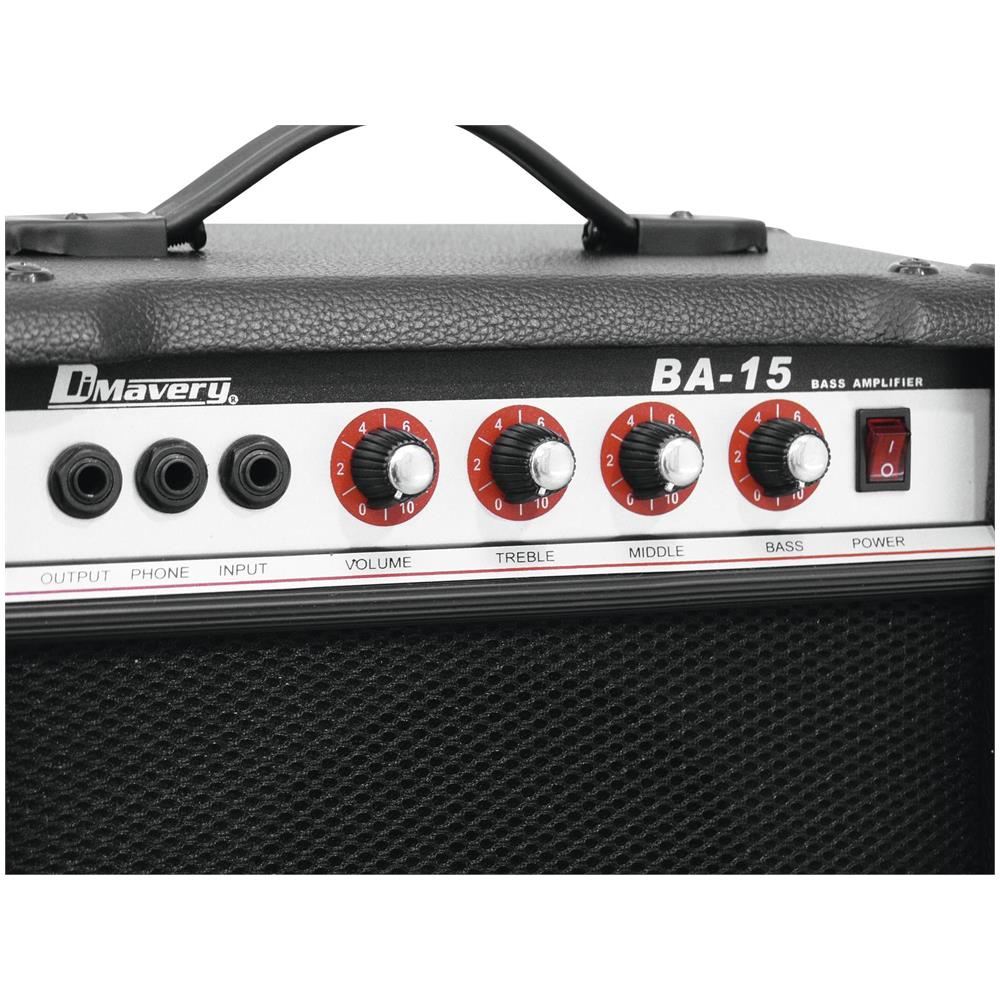 Ba-15 Amplificatore Per Basso 15w Nero - Foto 2