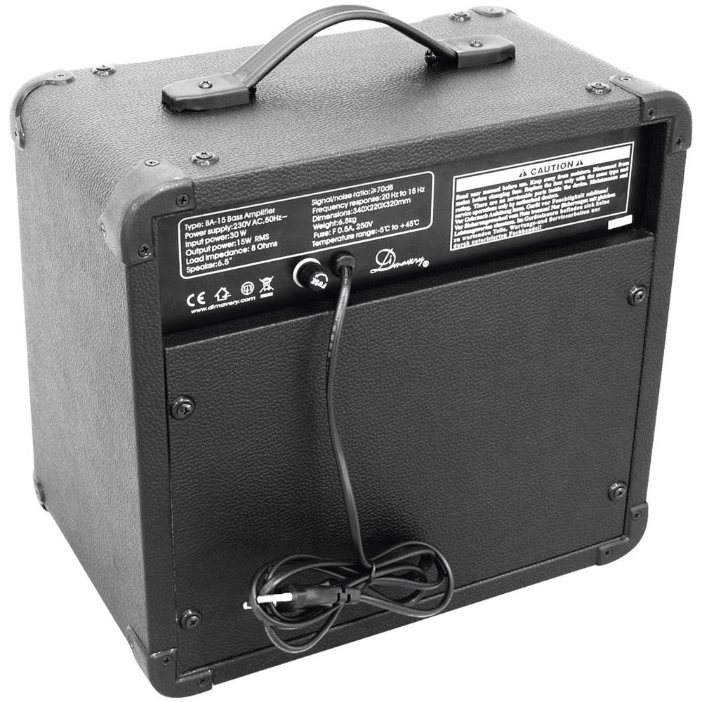 Ba-15 Amplificatore Per Basso 15w Nero - Foto 3
