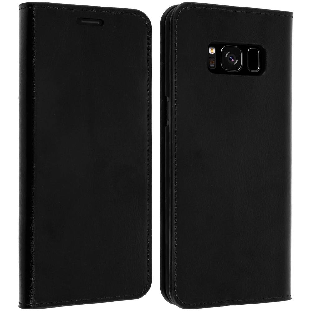 Custodia Portafoglio In Pelle Serie First Class Samsung Galaxy S8 - Nera - Foto 2