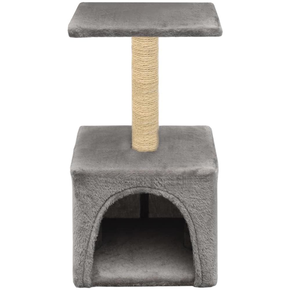 Albero Per Gatti Con Tiragraffi In Sisal 55 Cm Grigio - Foto 2
