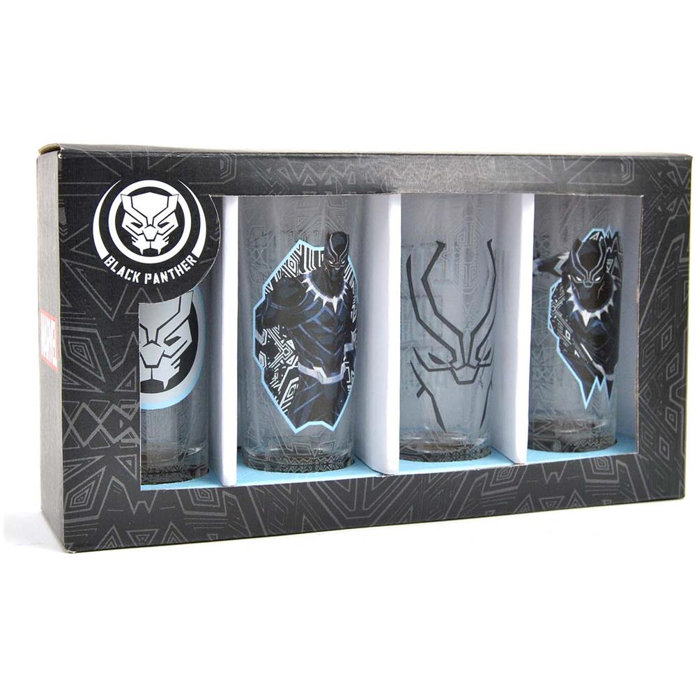 Marvel: Black Panther (set 4 Bicchierini)  - Foto 1