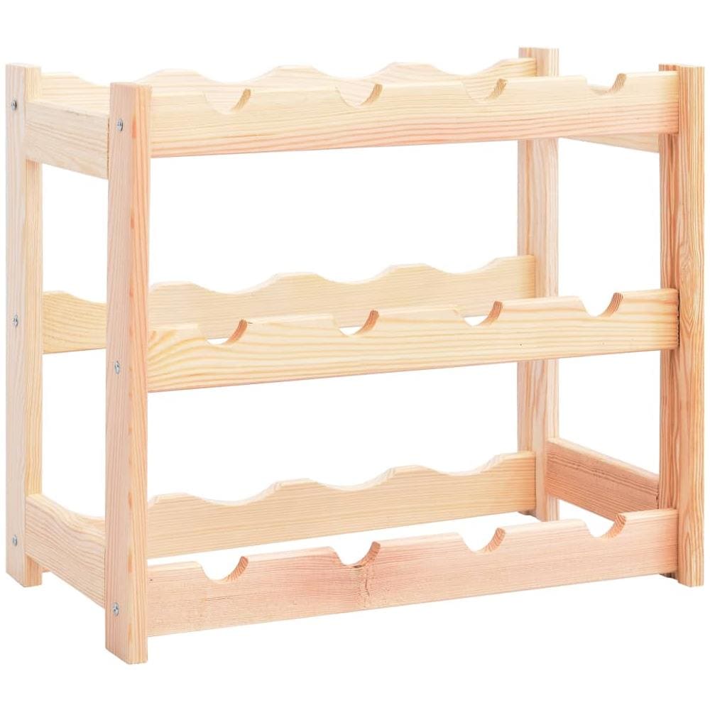 Portavini Da 12 Bottiglie In Legno Di Pino Fsc - Foto 1