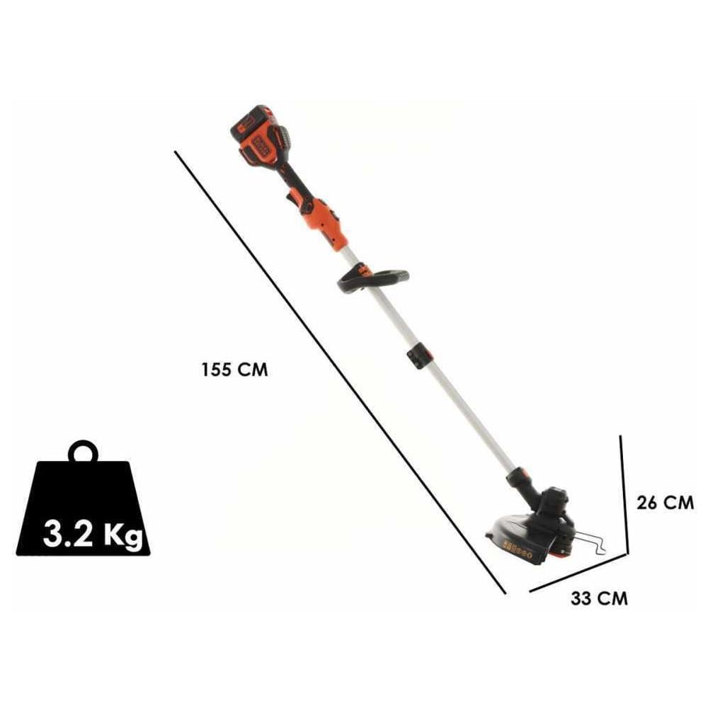 BCSTE636L1-QW - Tagliabordi a Batteria 36V - 2.5 Ah - Brushless - Foto 6