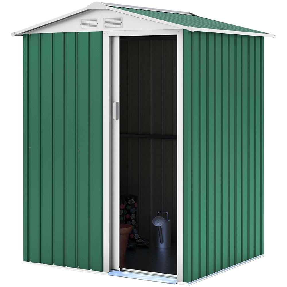 Casetta Metallica Milton 2 M² Porta Scorrevole Verde - Foto 1