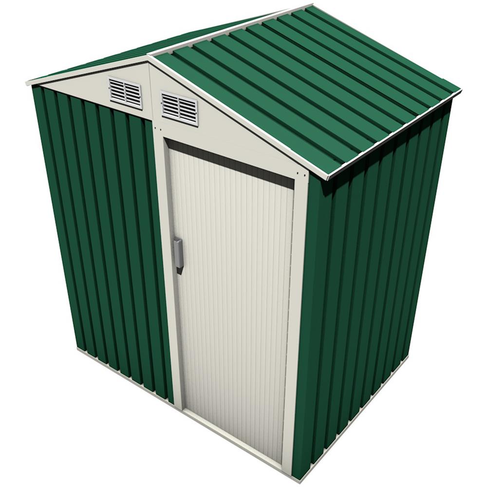 Casetta Metallica Milton 2 M² Porta Scorrevole Verde - Foto 2