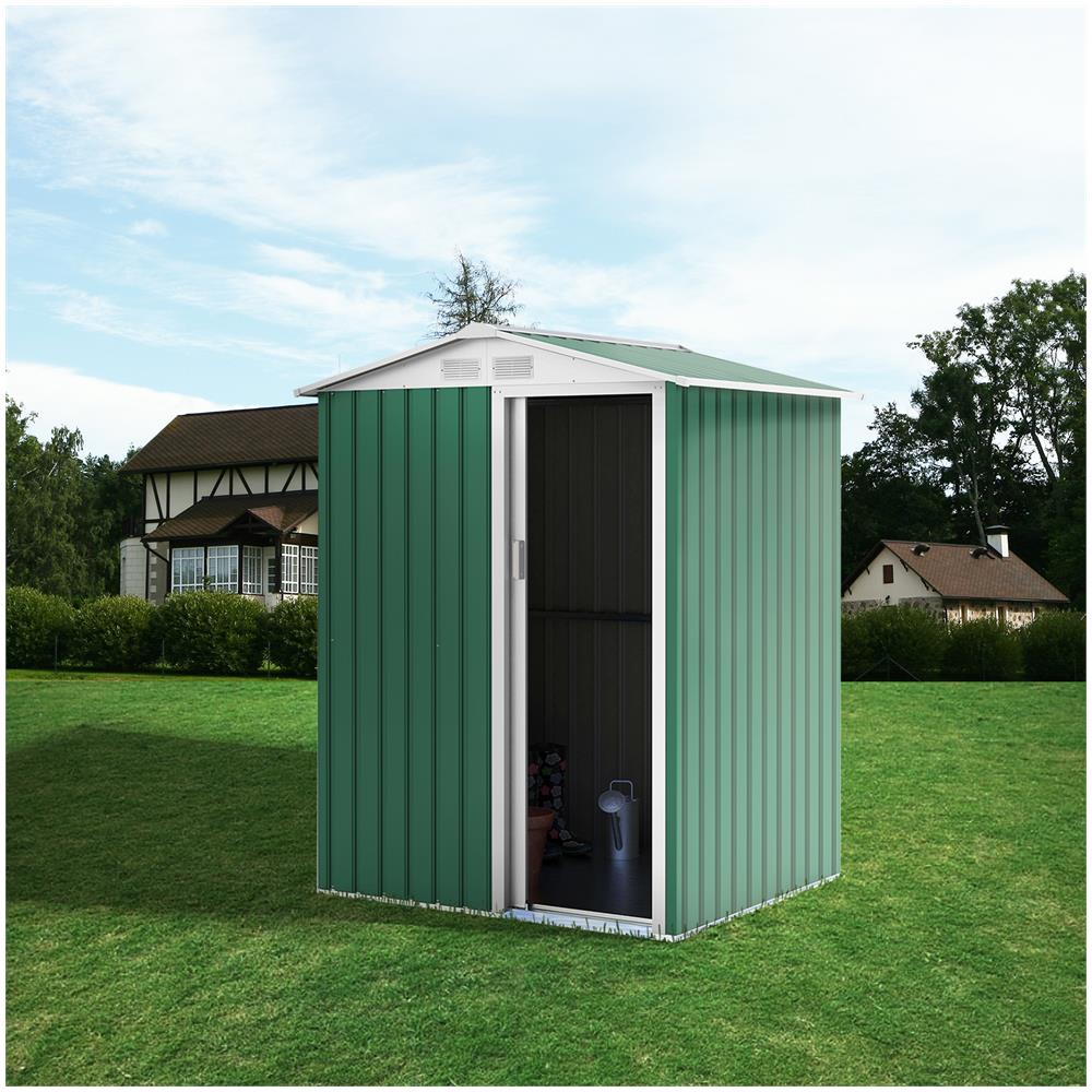 Casetta Metallica Milton 2 M² Porta Scorrevole Verde - Foto 5