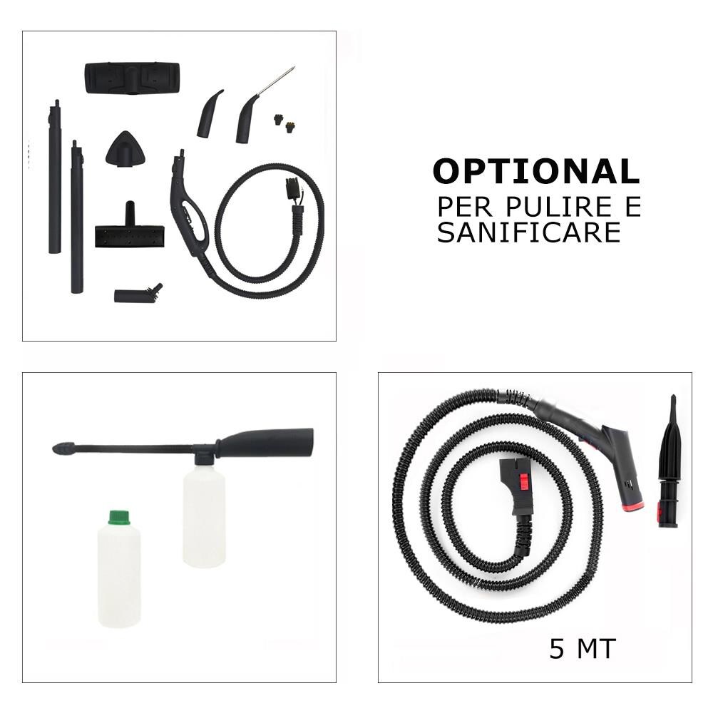 Ferro Da Stiro Professionale Generatore Vapore Secco Verticale Multifunzione Pulitore Ricarica Automatica Caldaia Acciaio Inox anticalcare gvk4 Ra - Foto 8