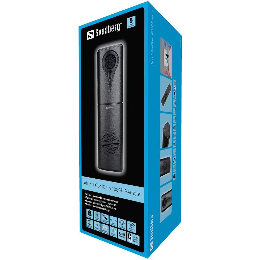 134-23 webcam 2,1 MP 1920 x 1080 Pixel USB 2.0 Nero - Foto 10