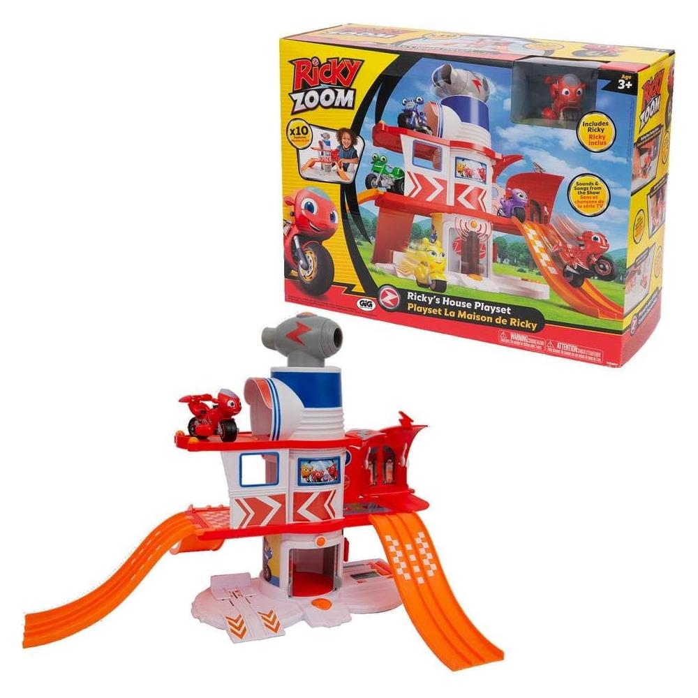 Ricky Zoom Playset Casa Con 1 Veicolo - Foto 1