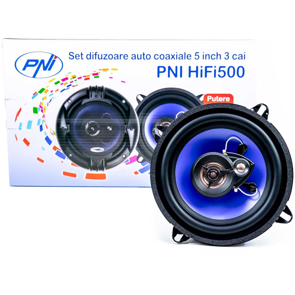 Altoparlanti Coassiali Hifi500, 100 W, 12,7 Cm, 3 Vie, Set Di 2 Pezzi - Foto 6