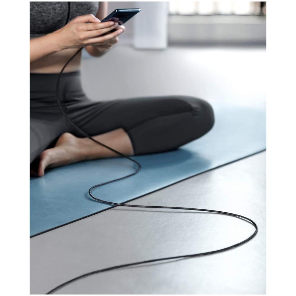 C Cavo Usb A Usb 2.0 2pack 18 M Doppio Nylon Intrecciato Tipo C Cavo Di Ricarica Per Samsung Galaxy S8 S8 S9 S9 Htc 10 Sony Xz Lg V20 G5 G6 Xiaomi 5 (nero)  - Foto 2