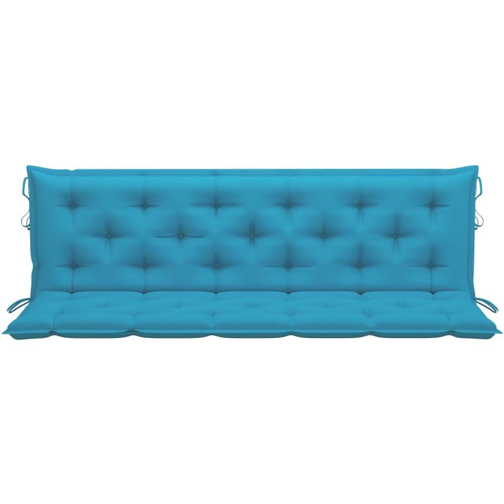 Cuscino per Panca Azzurro 180x (50+50) x7 cm in Tessuto Oxford - Foto 2