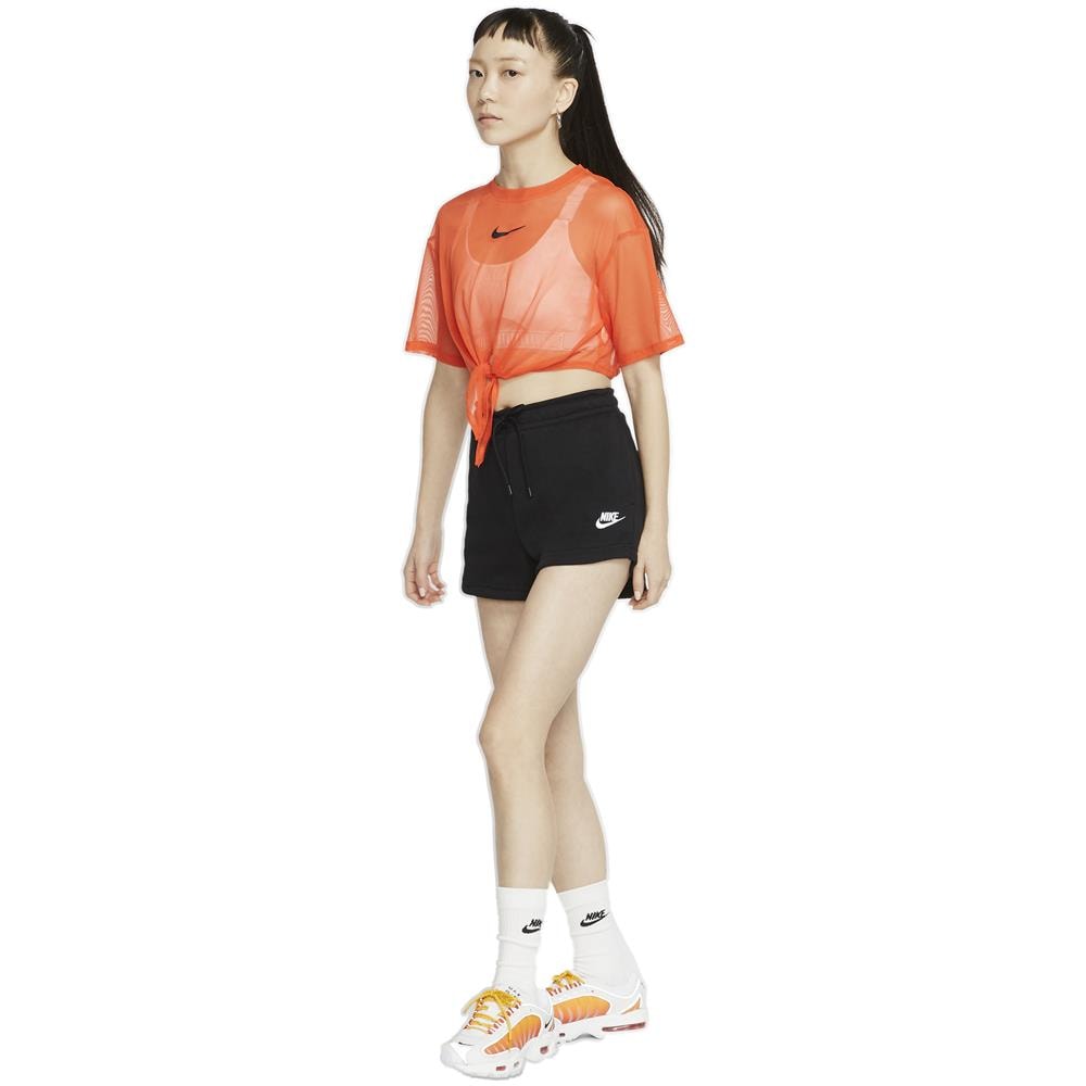 Shorts Da Donna Essential French Terry Nero Taglia M Codice Cj2158-010 - Foto 6