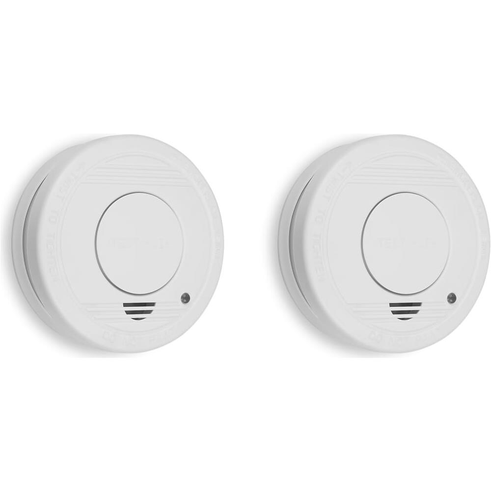 Rilevatori di Fumo 2 pz 10x10x3,5 cm Bianchi - Foto 1