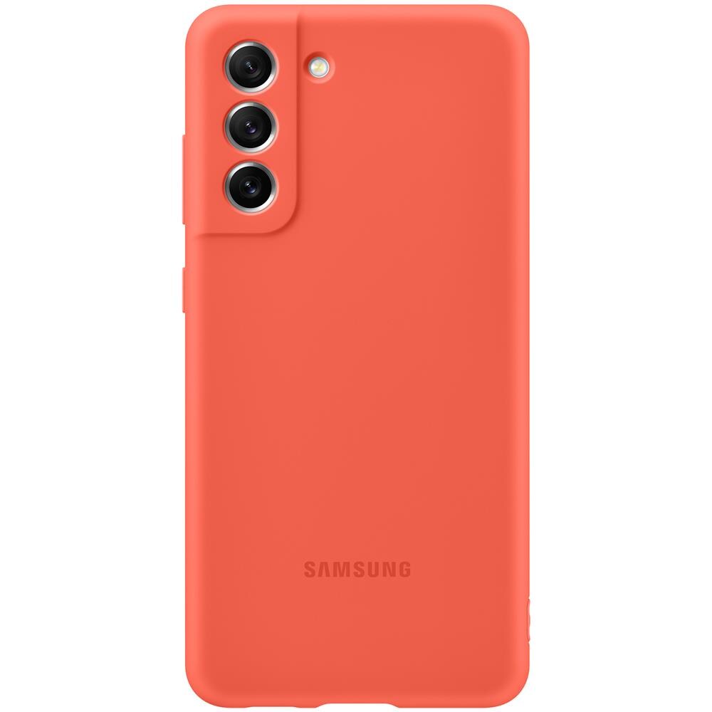 Cover Samsung Galaxy S21 Fe Soft-touch Originale Silicone Cover Rosso Chiaro - Foto 5