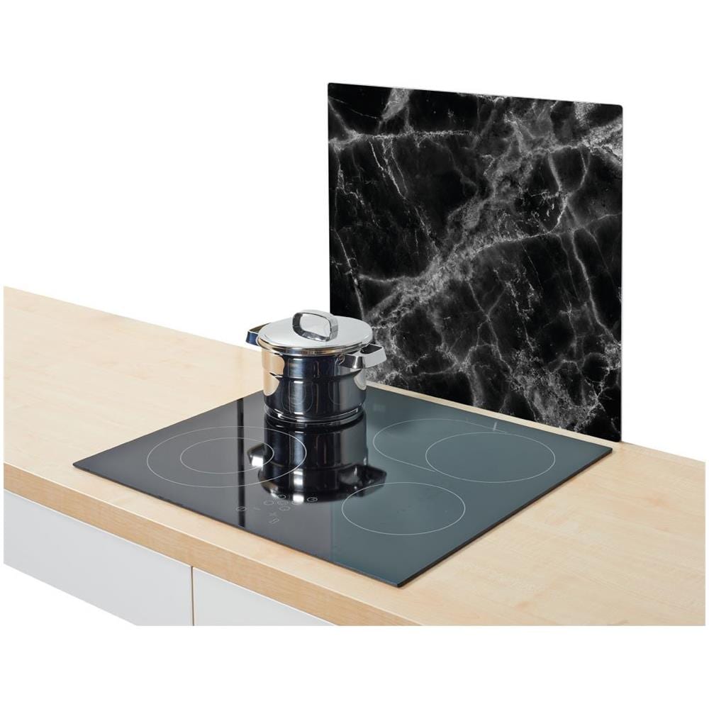 Piastra In Vetro Marble Black Per Piano Cottura - Grande, Zeller - Foto 1
