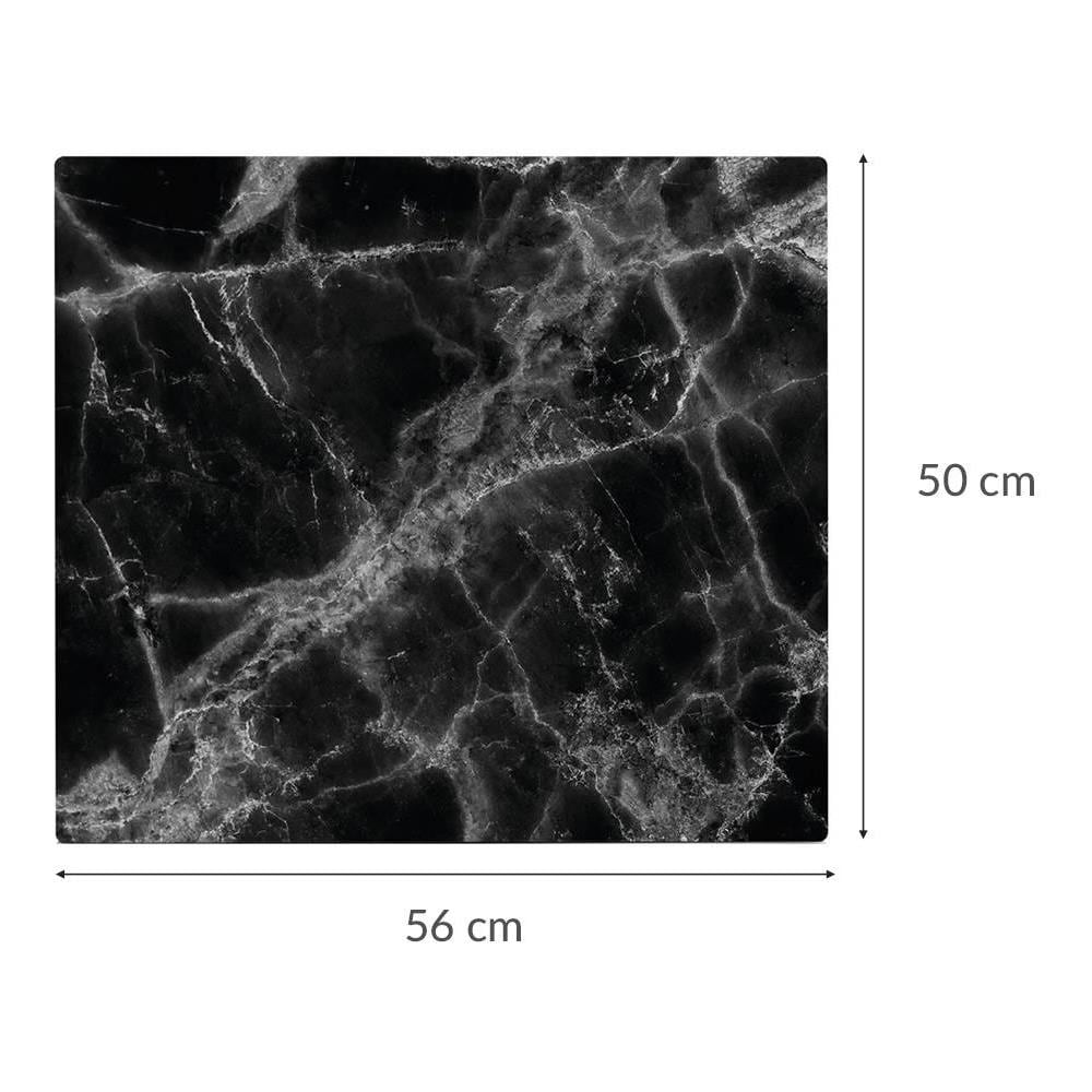 Piastra In Vetro Marble Black Per Piano Cottura - Grande, Zeller - Foto 4
