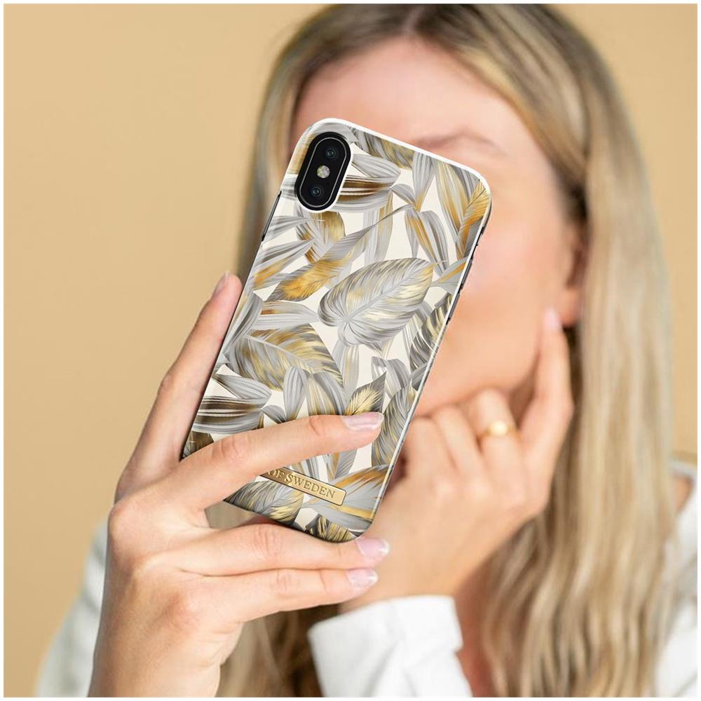 Cover Iphone X / Xs Platinum Leaves - Foto 2