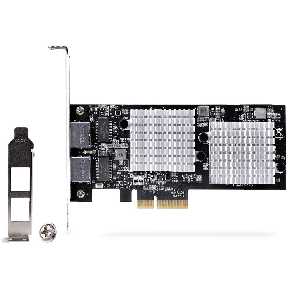 Scheda di Rete PCIe 10GbE a 2 Porte - Scheda di Espansione Ethernet Gigabit per PC /Server, Adattatore di Rete PCI Express Six-Speed con Jumbo Frame, Scheda di Interfaccia LAN /NIC 10GBASE-T e NBASE-T - Foto 7