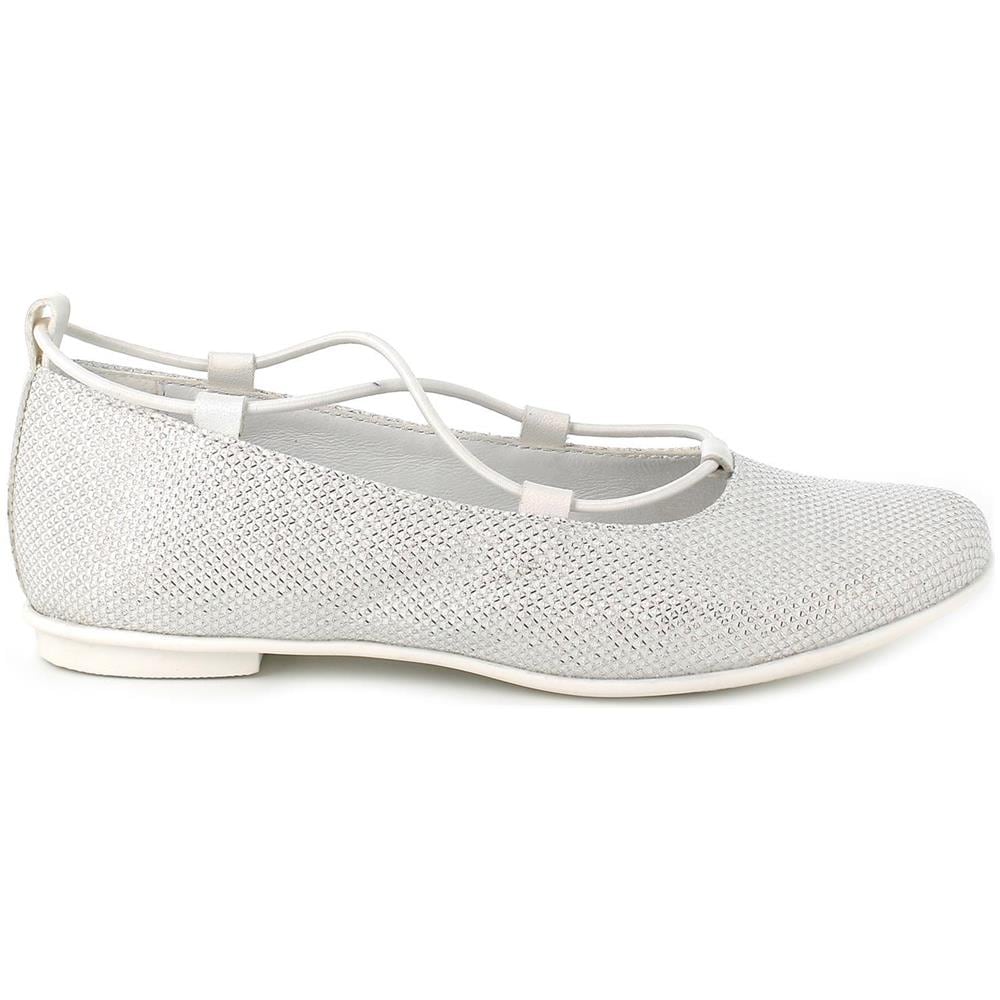 3920500 Ballerine Scarpe Cerimonia Glitter Eleganti Bambina Bianco 35 - Foto 1