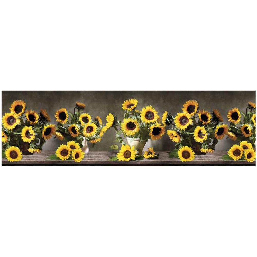 Tappeto Passatoia Cucina Antiscivolo Stampa Digitale Sprinty Dis. Sunflower 50x600 Sunflower - Foto 1