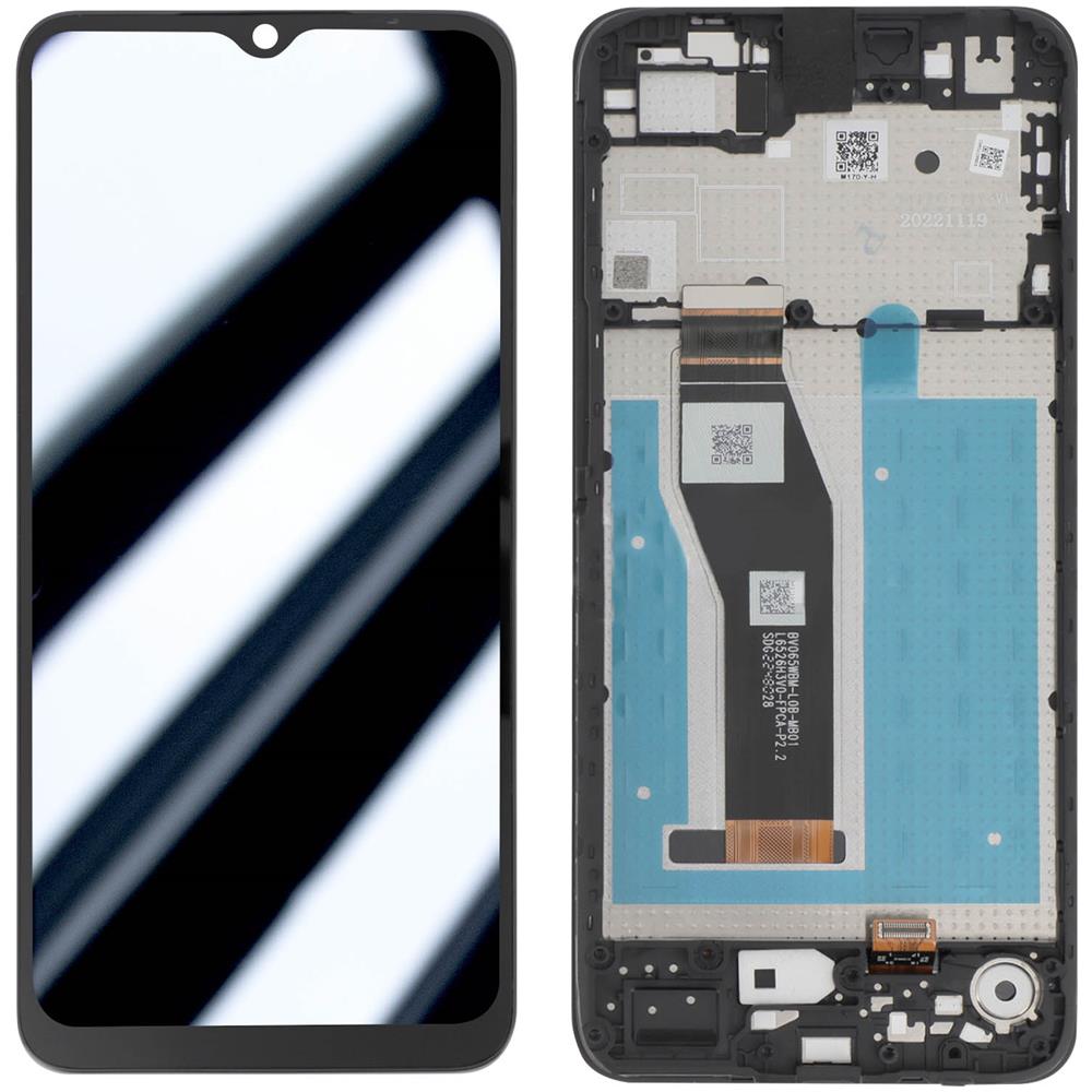 Schermo Originale E7 Power / E7i Power Lcd + Vetro Touch, Grigio Chiaro - Foto 1