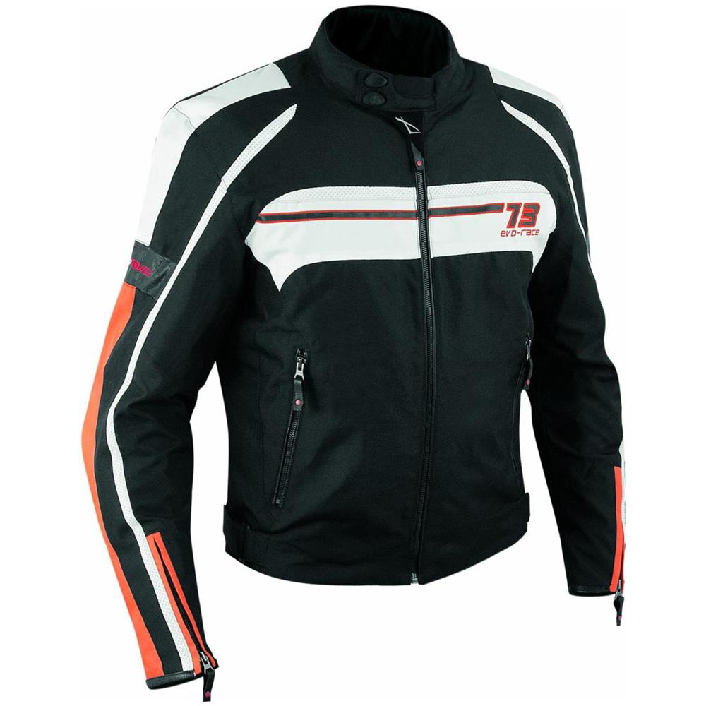 Giacca Moto Sport Custom Impermeabile Sfoderabile Tessuto Cordura Arancione Xxl - Foto 1