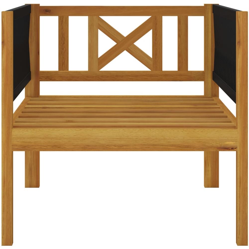 Set Divani Da Giardino 6 Pz Con Cuscini Crema Massello Acacia - Foto 8