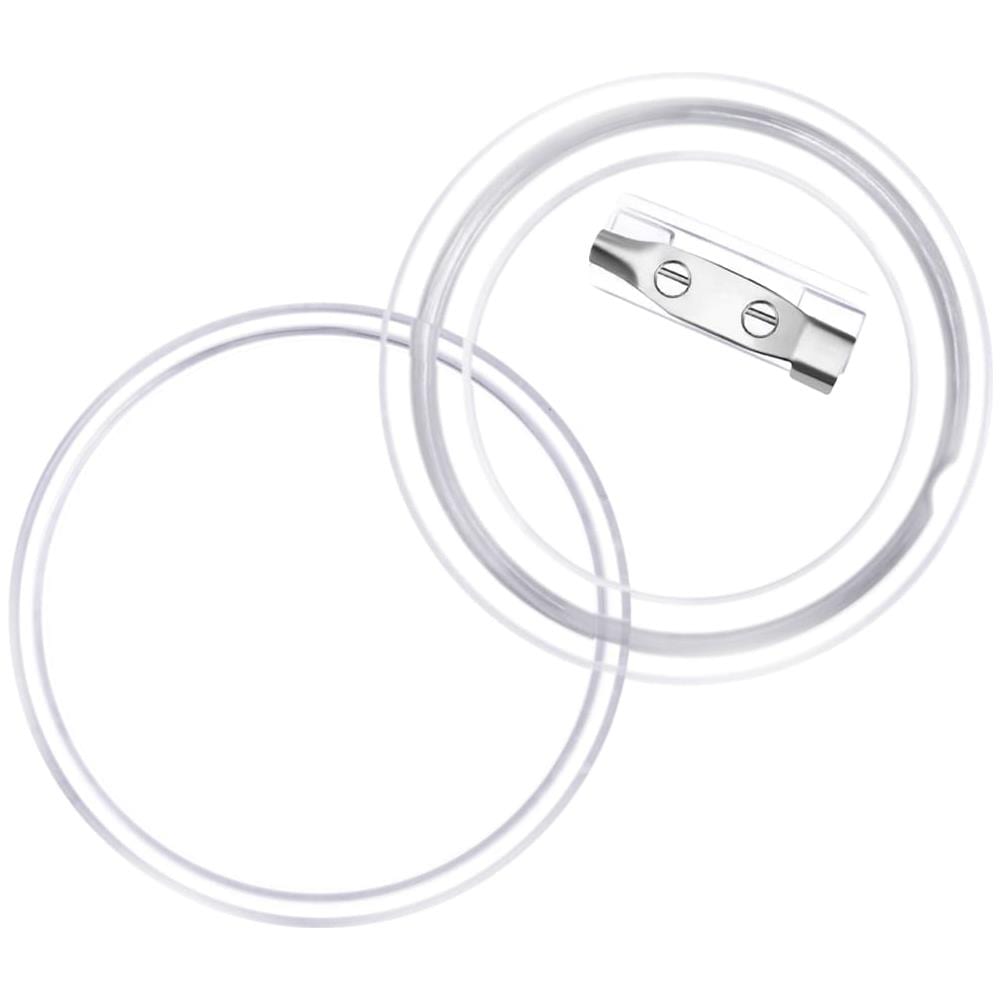 Bottoni per Badge con Spilla 100 Set in Acrilico 44 mm - Foto 2