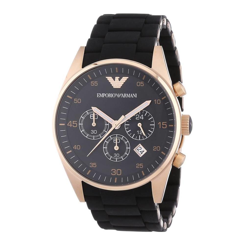 Sportivo Orologio da polso Quarzo Nero, Oro - Foto 1