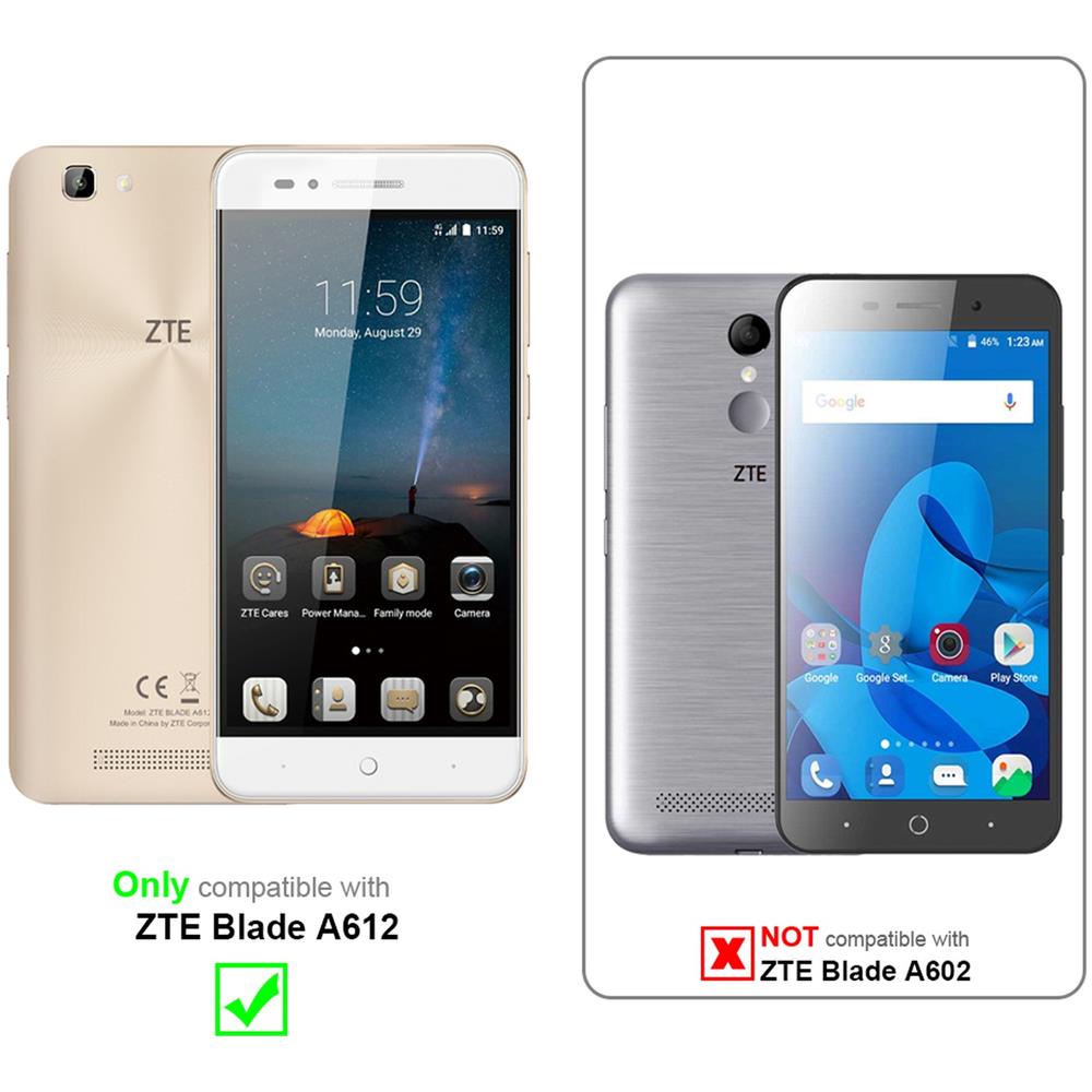 Pellicola Di Armatura Compatibile Con Zte Blade A612 In Elevata Trasparenza - Vetro Temperato (tempered) Di Protezione Del Display In Durezza 9h Con 3d Touch - Foto 2