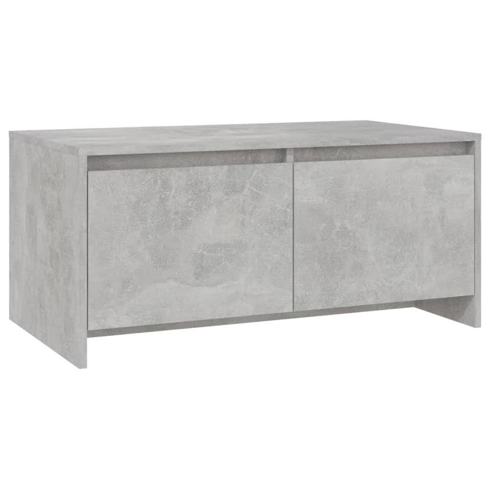 Tavolino da Salotto Grigio Cemento 90x50x41,5 cm in Truciolato - Foto 2