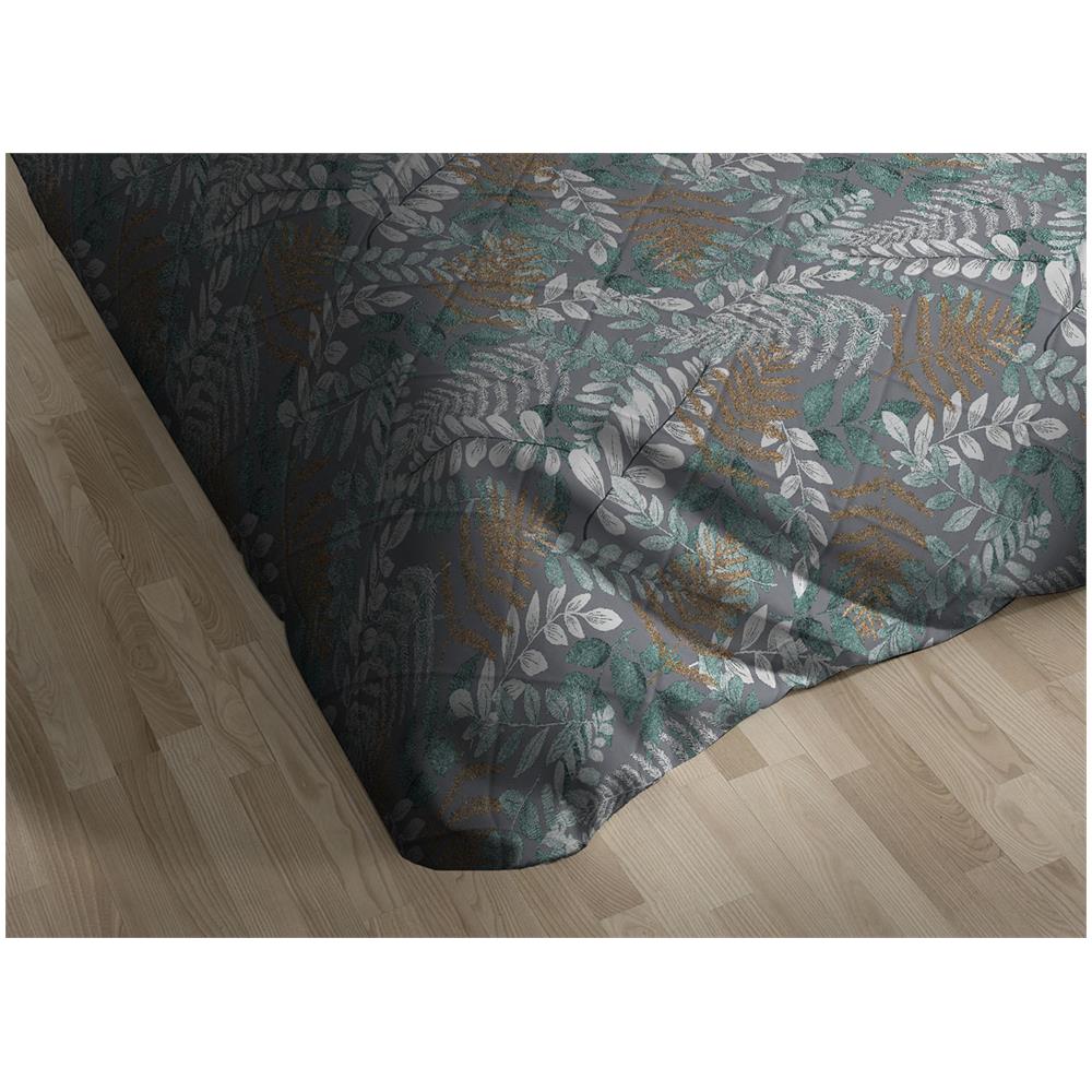 Trapuntino Piumino Estivo Primaverile 100gr mq Disegno Foglie Botanico Matrimoniale Foglie - Foto 2