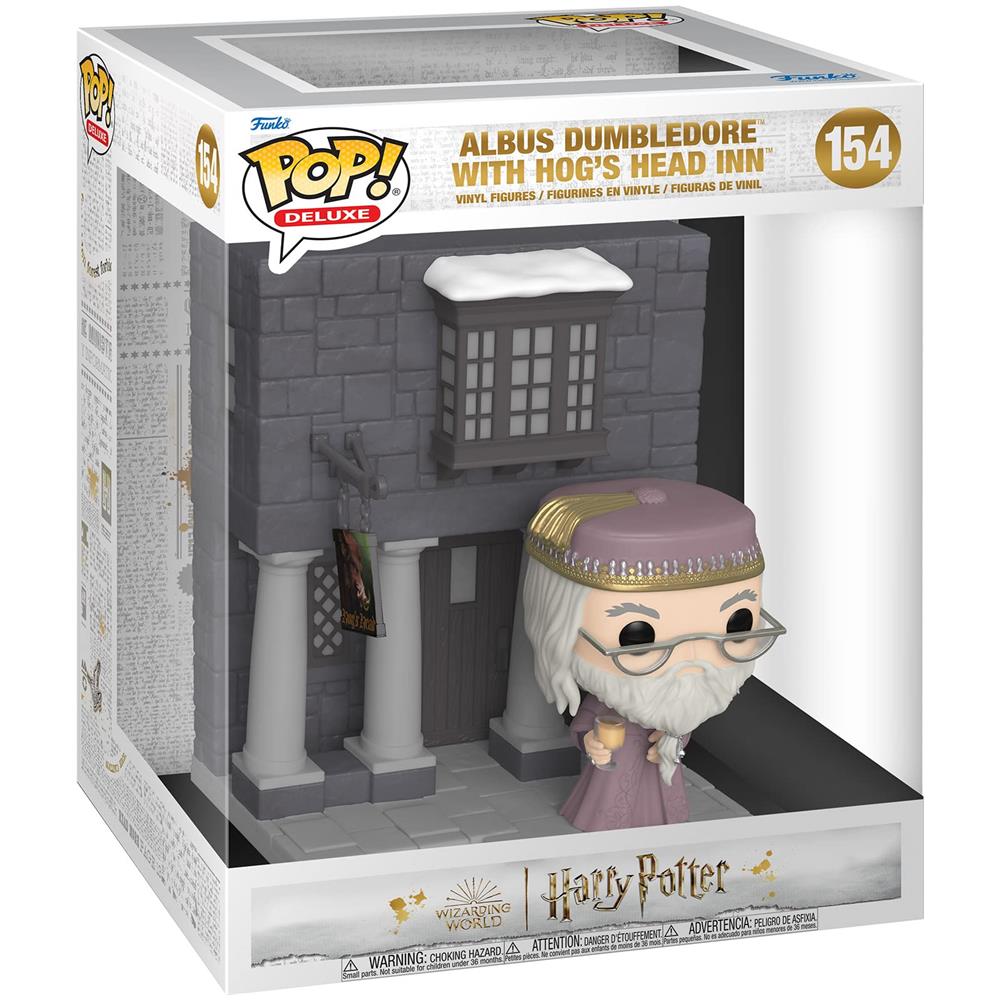 Harry Potter - Chamber Of Secrets Anniversary Pop! Deluxe Vinyl Figure Hogsmeade - Hog's Head W / dumbledore 9 Cm - Foto 5