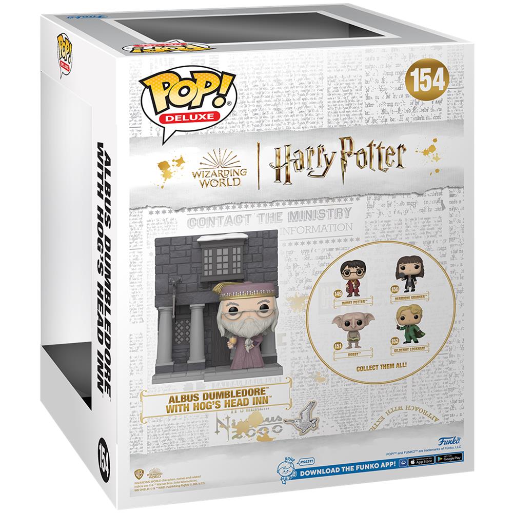 Harry Potter - Chamber Of Secrets Anniversary Pop! Deluxe Vinyl Figure Hogsmeade - Hog's Head W / dumbledore 9 Cm - Foto 2